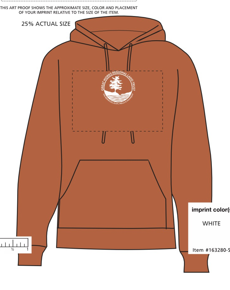 orange hoodie
