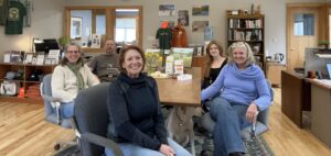 Picture of the Staff in the GWRLT office at Beach Plum Farm
